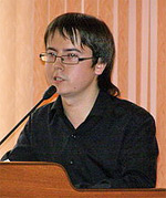 Председатель Молодежного парламента Эвенкии Вячеслав Репин