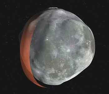 Правильная форма луны. Настоящая форма Луны. Луна яйцеобразная. Луна в форме яйца. Действительная форма Луны.